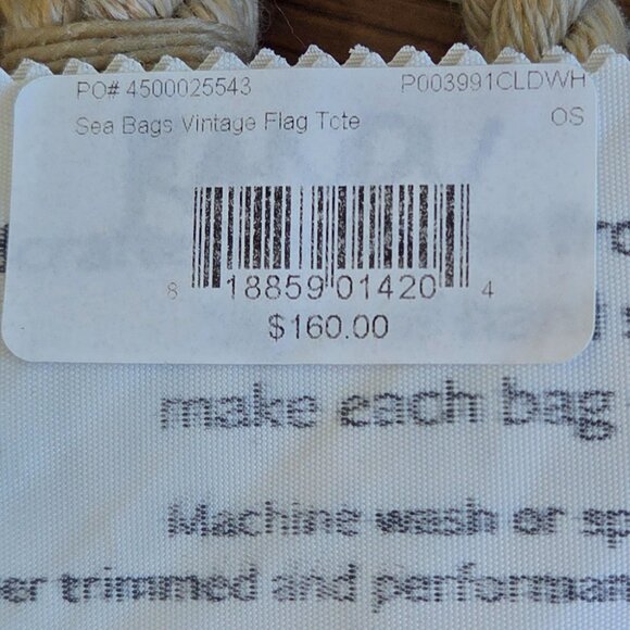 Americana Sea Bags Tote Made in Maine USA- Life is Good - Picture 8 of 14